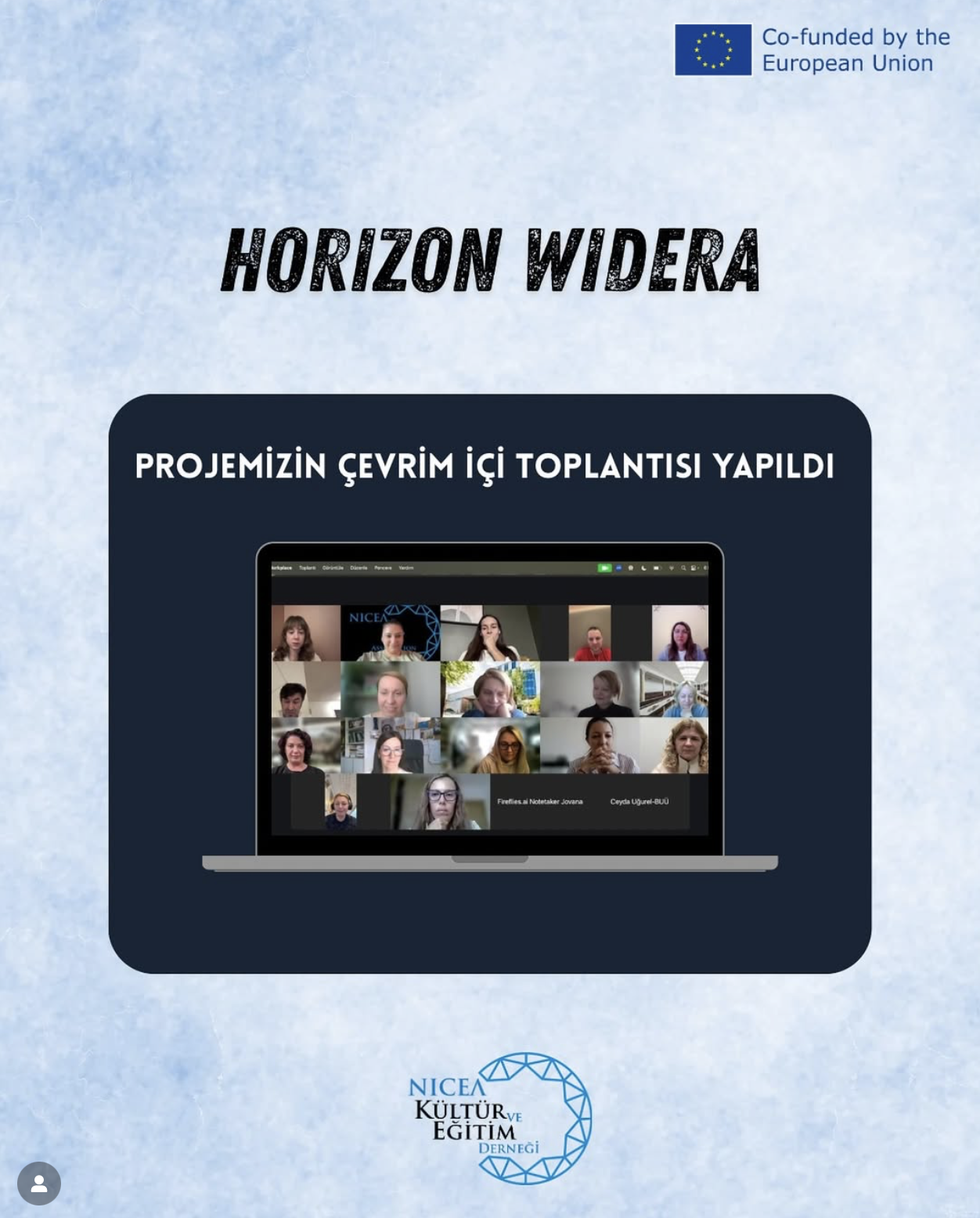 HORIZON çağrısı için hazırladığımız projemizin neredeyse sonuna geldik.